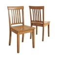 thumbnail image 2 of Lexington 5-Piece Dining Set with 48 Dining Table and 4 Mission Back Chairs, Oak, 2 of 4
