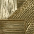 thumbnail image 4 of DecMode Gold Wood Carved Radial Geometric Wall Decor with Black Frame, 4 of 8