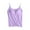 06 Purple, variant on Padded Camisole with Built in Bra, Shelf Bra Tank Tops for Women Plus Size Summer Solid Basic Cami Tops Yoga Vests