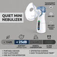 thumbnail image 3 of LYMAYTER® Portable Humidifier LCD Handheld Steam Inhaler USB-C Rechargeable Compressor for Adult Kids, 3 of 6
