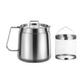 thumbnail image 1 of Olla para freír profunda, olla de almacenamiento multiusos con tapa, recipiente para filtrar aceite, tanque para hervir aceites, almacenamiento para 2 litros, 1 of 8