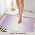 thumbnail image 3 of Light Purple Ombre Door Mat&nbsp;Indoor Outdoor Entrance, Non Slip Small Rug for Kitchen Bathroom Entryway Rug, Modern Gradient Abstract Art Washable Doormat Floor Mat for Office 18x30 Inch, 3 of 8