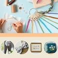 thumbnail image 3 of 100 Pcs Wooden Floss Drops Embroidery Floss Storage Thread Organizers, 3 of 20