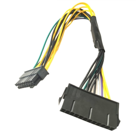 Long Type 24Pin to 16Pin ATXs Power Supply Cable for Computer