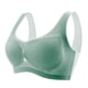 thumbnail image 1 of Ropa interior de verano de seda fina sin costuras para mujer, pecho grande, talla pequeña y grande, hermosa espalda, transpirable, sin aro de acero, sujetador antiflacidez, 1 of 1