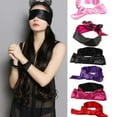 thumbnail image 2 of Kmbangi Slik Stain Eye Masks Exotic Accessories Blindfold Tie Restraint Costume, 2 of 2