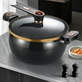 thumbnail image 5 of PASILI Multifunction Cast Iron Soup Pot,Mini Pressure Cooker - With Lid&Locking Handle, 5 of 9