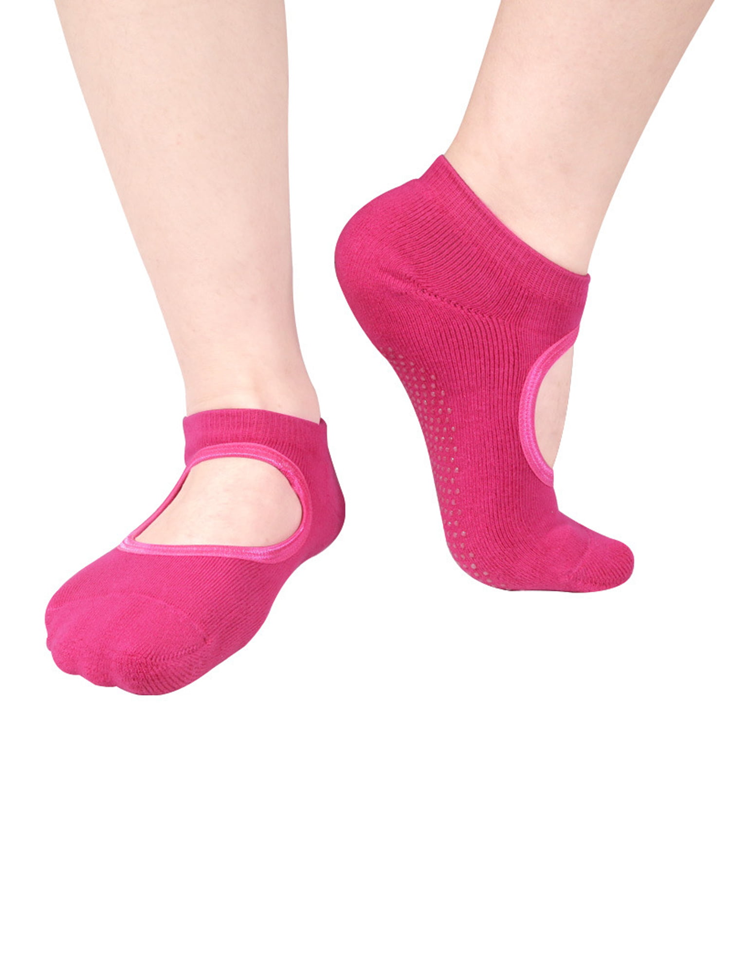 LORYLOLY Yoga Socks & Gloves Set Women 2 Set Non Slip Anti Skid Grip Socks & Gloves Breathable Cotton with Anti-Slip Silicone Surface for Yoga Pilates Fitness Dancing Barre EU35-40/UK3-6.5