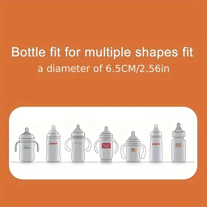 Portable Milk Bottle Warmer – LCD Digital Display, USB-Rechargeable Bottle Heater, Constant-Temperature Warming Tool