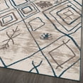 thumbnail image 4 of Luxe Weavers Moroccan Tribal Ivory 5x7 Area Rug, Non-Shedding Carpet, 4 of 7