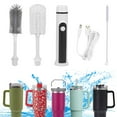 thumbnail image 4 of Water Bottle Brush, 15 Electric Bottle Brush Cleaner for Tumblers, Mugs, Glasses, Jars & Cups, Rechargeable, 2 Speeds, Includes Straw Cleaner Brush, Effortless Cleaning, 4 of 7