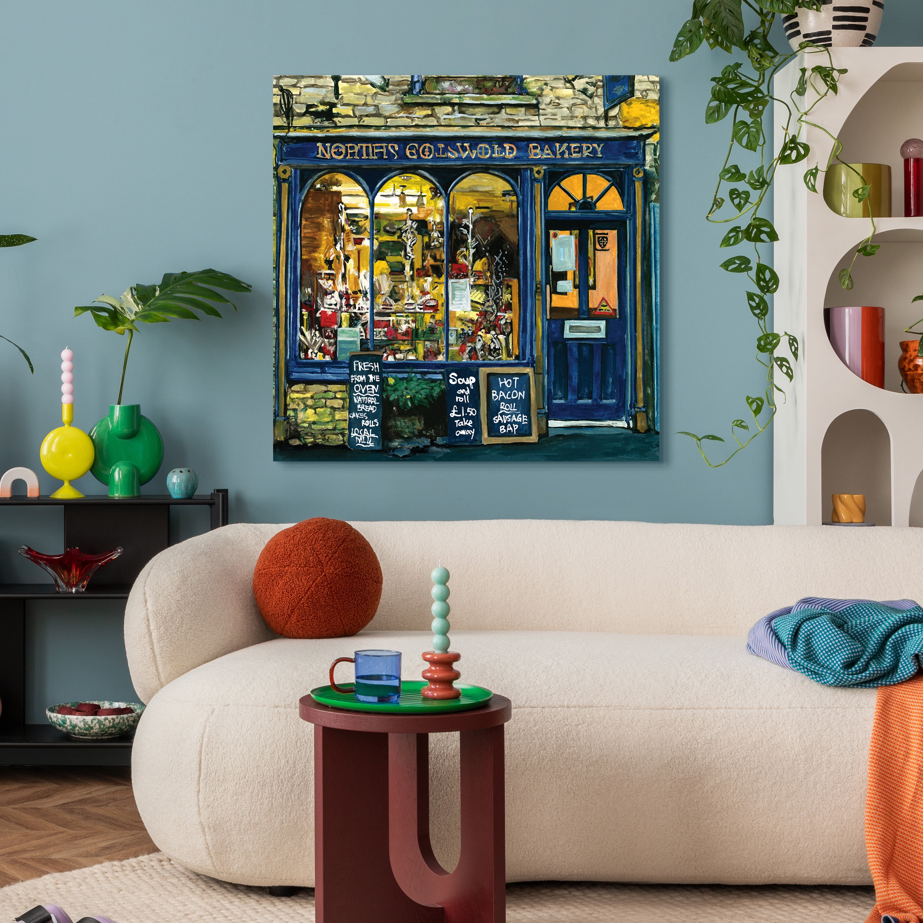 Empire Art Direct Spot IV Frameless Free Floating Tempered Glass Panel Graphic Wall Art, 38" x 38" x 0.2", Ready to Hang