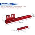 thumbnail image 2 of Car License Plate Bracket Holder, Aluminum Front Bumper License Plate Relocator Frame Holder Bar, License Plate Mount Bracket Kit with Bolts and Nuts, Universal License Plate Holder (Red), 2 of 6