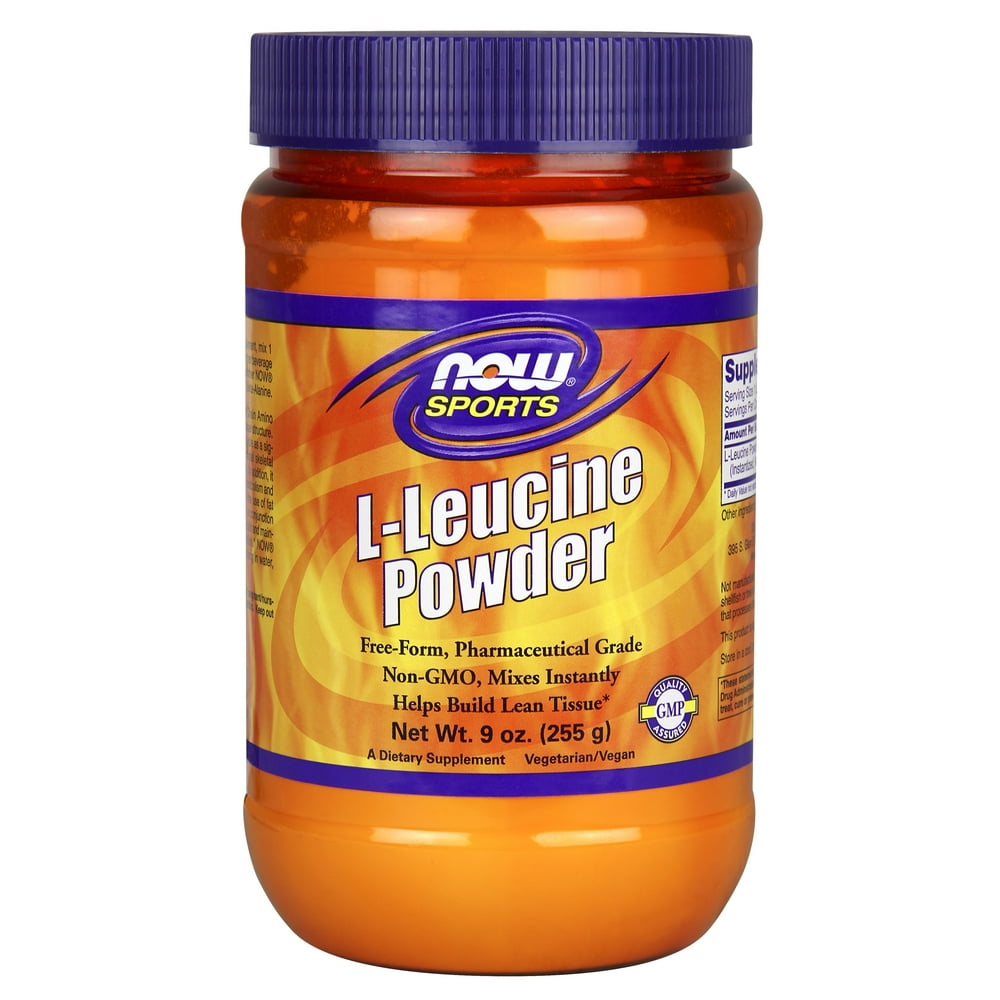 NOW Foods Sports LLeucine Powder 9 oz Vegan