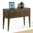 thumbnail image 2 of Allora Table Console de Couloir en Bois, Brun Noyer, 2 of 5