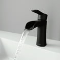 thumbnail image 3 of VIGO Paloma Single Handle Single-Hole Bathroom Faucet in Matte Black, 3 of 10