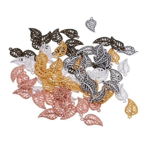 10x75x Colgant Forma , 5 Colores, Accesorios Para Collares Y Pulseras 10 piezas Sunnimix amuletos para hacer joyas