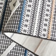 thumbnail image 5 of SAFAVIEH Cabana Briella Geometric Indoor/Outdoor Area Rug, Black/Ivory, 5'1" x 7'6", 5 of 14