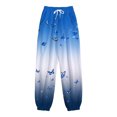thumbnail image 5 of Pantalones de chándal Gibobby Mujer Estampado Cómodos Alta cintura Azul S, 5 of 5