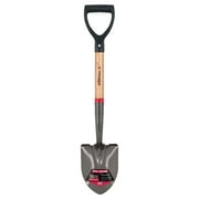 Truper Tru-Tough 27 in. Steel Round Utility Shovel with D-Grip and Wood Handle