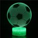 thumbnail image 1 of Lámpara de ilusión LED 3D con luz nocturna, tema de anime de fútbol, 1 of 1