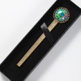 thumbnail image 5 of Tie-dye Lace Bookmark in Antique Bronze - Book Mark for Readers and Book Lovers, 5 of 5