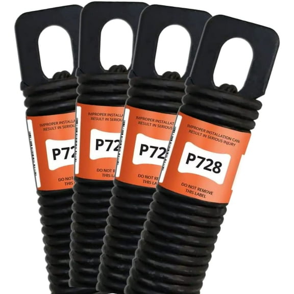 Ben's 4PCS P728 28-Inch Plug-End Garage Door Spring (.177" #7 Wire)