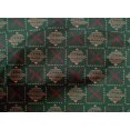 thumbnail image 4 of oneOone Cotton Cambric Fabric Leaves & Geometric Block Decor Fabric Printed BTY 56 Inch Wide, 4 of 4