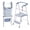 Blue, variant on LevLad Toddler Kitchen Step Stool Helper for Kids, Foldable Learning Standing Tower for Kitchen Counter, Bathroom Sink, Gray