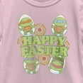 thumbnail image 2 of Girl's Teenage Mutant Ninja Turtles Happy Easter Cute Best Friends Graphic Tee Light Pink X Large, 2 of 4