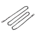thumbnail image 1 of Unique Bargains 43'x0.24' Purse Chain Strap, Purse Handle Shoulder Bag Replacement Strap(Black), 1 of 5