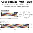 thumbnail image 3 of KOMI Braided Bands Solo Loop Compatible with Google Pixel Watch 2/Pixel Watch, Adjustable Stretchy Nylon Elastic Straps with Upgraded Connector for Google Pixel Watch 2/1 Wristbands Women Men Cowboy, 3 of 7