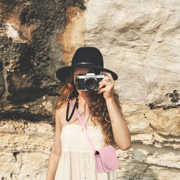 Toyvian PU Camera Case for Mini 7  Instant Film Camera, Protective, Stylish, Carrying Bag - 1 Piece