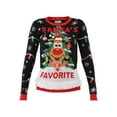 thumbnail image 5 of No Boundaries Christmas Sweater, Women's and Women's Plus, 5 of 5