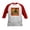 Red/White, variant on CafePress - Grimhold Reaper Logo Kids Baseball T Shirt - Kids Cotton Baseball Jersey, 3/4 Sleeve Shirt