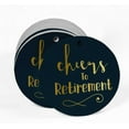 thumbnail image 2 of Inkdotpot Pack Of 100 Real Gold Foil Paper Tags Cheers To Retirement Favor Hang Tags, 2 of 6