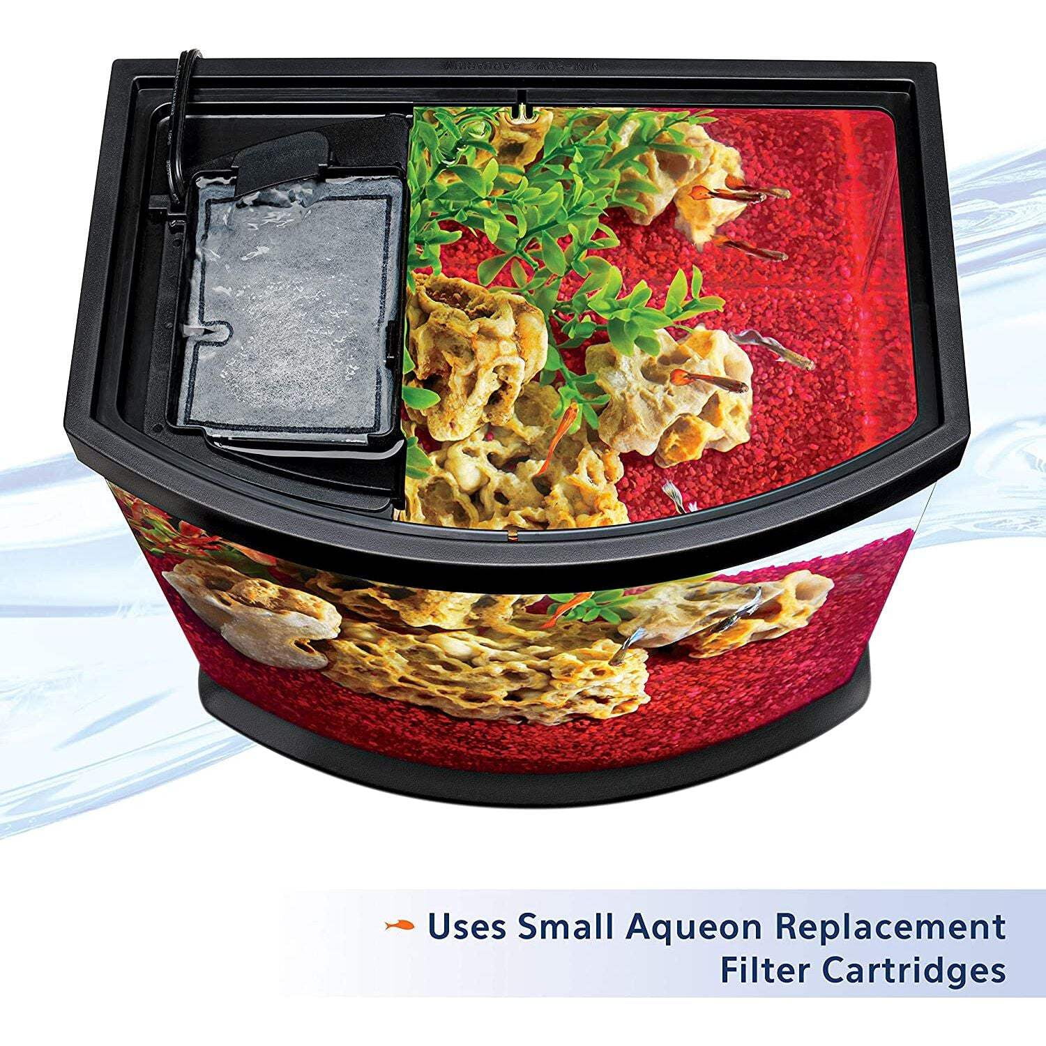 Aqueon LED BettaBow Kit SmartClean Black 2.5 Gallons