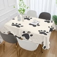 thumbnail image 2 of Yayeee Tablecloths 60" x 120" Rectangle Wrinkle Resistant Party Table Cover, Cute Cat Paw, 2 of 8