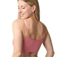 thumbnail image 4 of Coobie Seamless Bras for Women No Underwire Scoopneck Cami Bra 9012, Pink Ginger, Full Size, 4 of 8