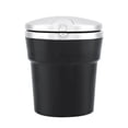 thumbnail image 1 of Cendrier LED pour voiture, avec couvercle, pour bureau et maison (noir), 1 of 4