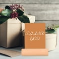 thumbnail image 2 of 20pcs Wooden Business Card Holders Name Card Display Stands Photo Note Holder Desk Organizer, 2 of 6