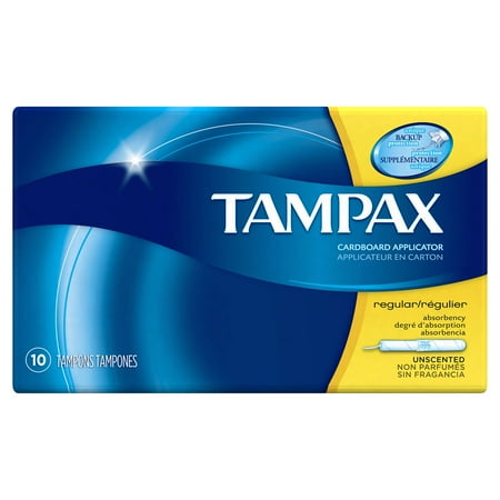 tampax unscented super tampons regular plus cardboard count walmart