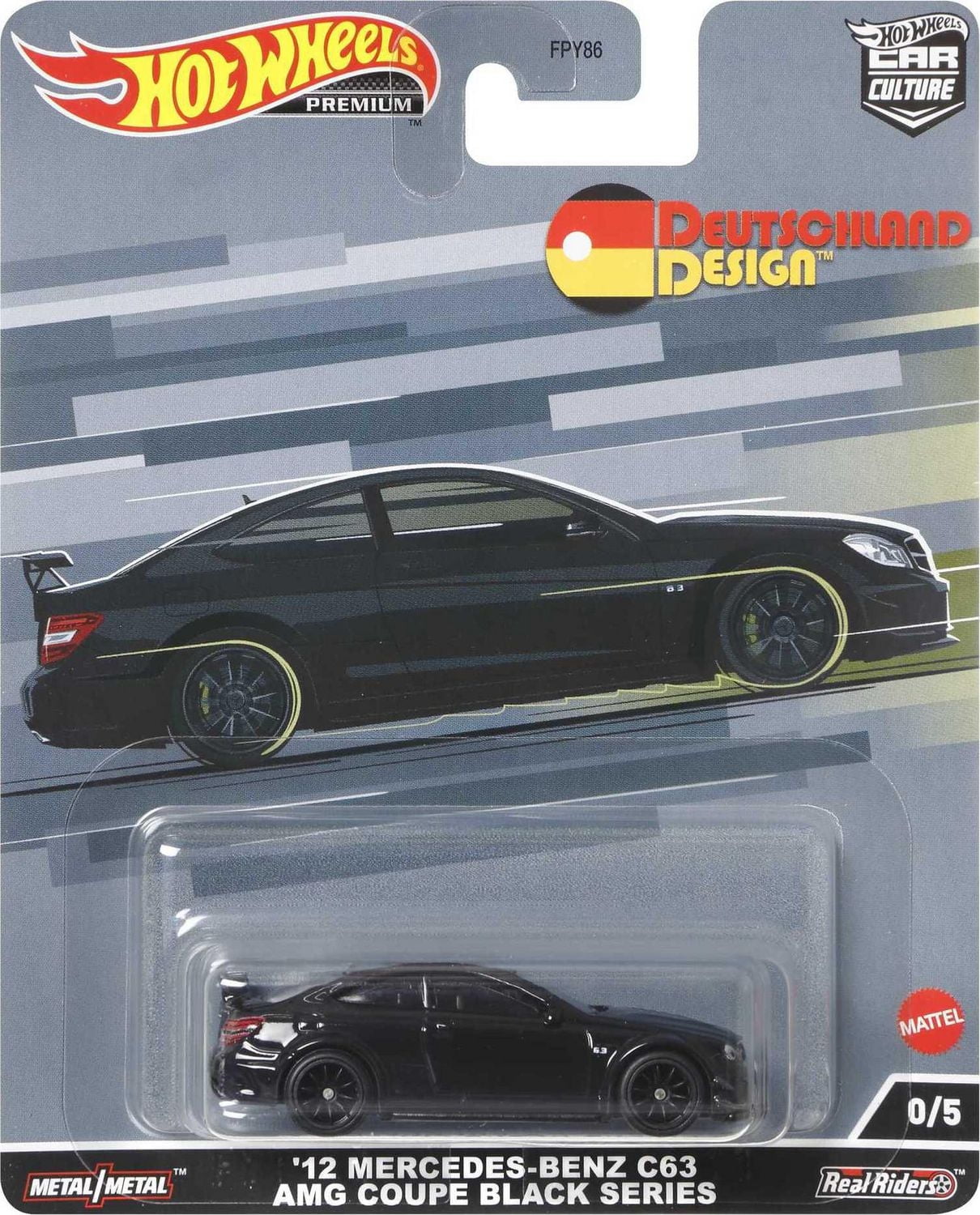 Hot Wheels Car Culture Circuit Legends Vehicle Mercedes Benz C63 for 3 Years Old & Up