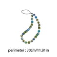thumbnail image 3 of Mashaouyo Home Decor Glass Light Catching Crystal Square Bead Phone Chain Phone Case Accessories Female Phone Transparent Bead Hanger, 3 of 4