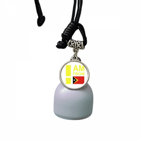 

I Am From Timor Leste Art Deco Fashion Wind Chimes Bell Car Pendant