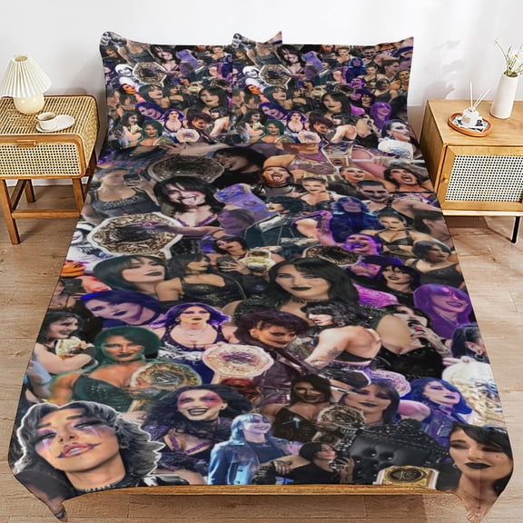 Duvet Cover Bedding Set Cartoon Print Soft Quilt Cover 3 Pieces, 1 Comforter Cover & 2 Pillowcases for Kids Teens Boys Girls Room Decor 86"x70"