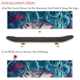 thumbnail image 2 of Mermaid Emery Surface PVC Back Skateboard Grip Tape Stickers (Pack of Two) 8.8x32.6in/22.4x83 cm, 2 of 5