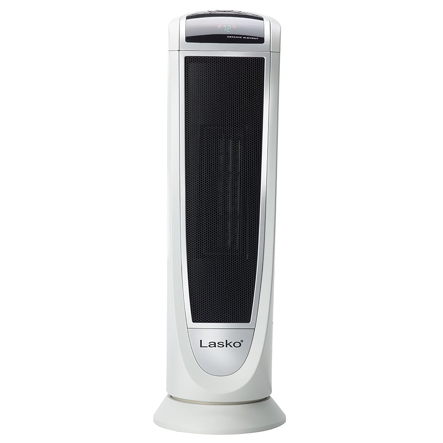Dark Grey Lasko 5586 Digital Ceramic Tower Heater with Remote