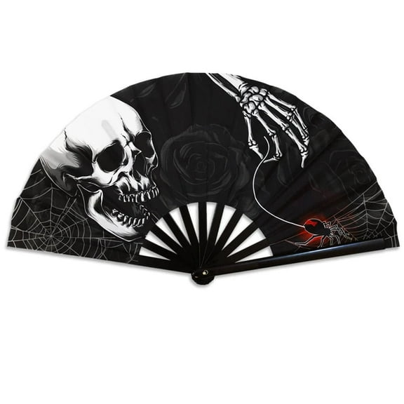 Black Rose X-Large Hand Fan