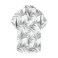 thumbnail image 4 of Ecqkame Hawaiian Shirts for Men Casual Short Sleeve Button Down Tops Summer Beach Holiday Party Tropical Print Shirt White S, 4 of 6